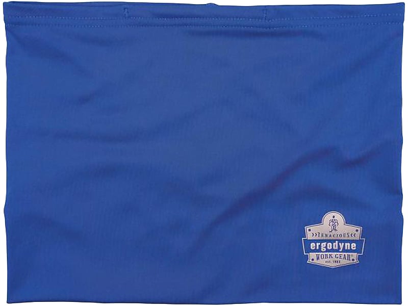 Ergodyne Chill-Its Cooling High Visibility Neck Gaiter, Blue, Large/Extra-Large (42149)