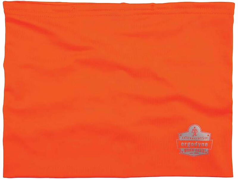 Ergodyne Chill-Its Cooling High Visibility Neck Gaiter, Orange, Large/Extra-Large (42147)