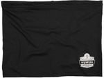 Ergodyne Chill-Its Cooling High Visibility Neck Gaiter, Black, Small/Medium (42142)
