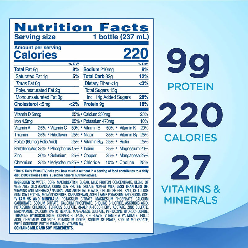 Ensure Original Vanilla Nutrition Shake, 8 oz., 24/Pack (57753)