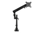 StarTech.com Desk Mount Monitor Arm - Full Motion Single Pole up to 8kg VESA Display - C-Clamp/Grommet, Up 35", Black
