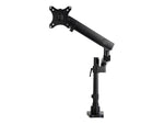 StarTech.com Desk Mount Monitor Arm - Full Motion Single Pole up to 8kg VESA Display - C-Clamp/Grommet, Up 35", Black