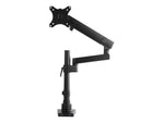 StarTech.com Desk Mount Monitor Arm - Full Motion Single Pole up to 8kg VESA Display - C-Clamp/Grommet, Up 35", Black