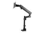StarTech.com Desk Mount Monitor Arm - Full Motion Single Pole up to 8kg VESA Display - C-Clamp/Grommet, Up 35", Black
