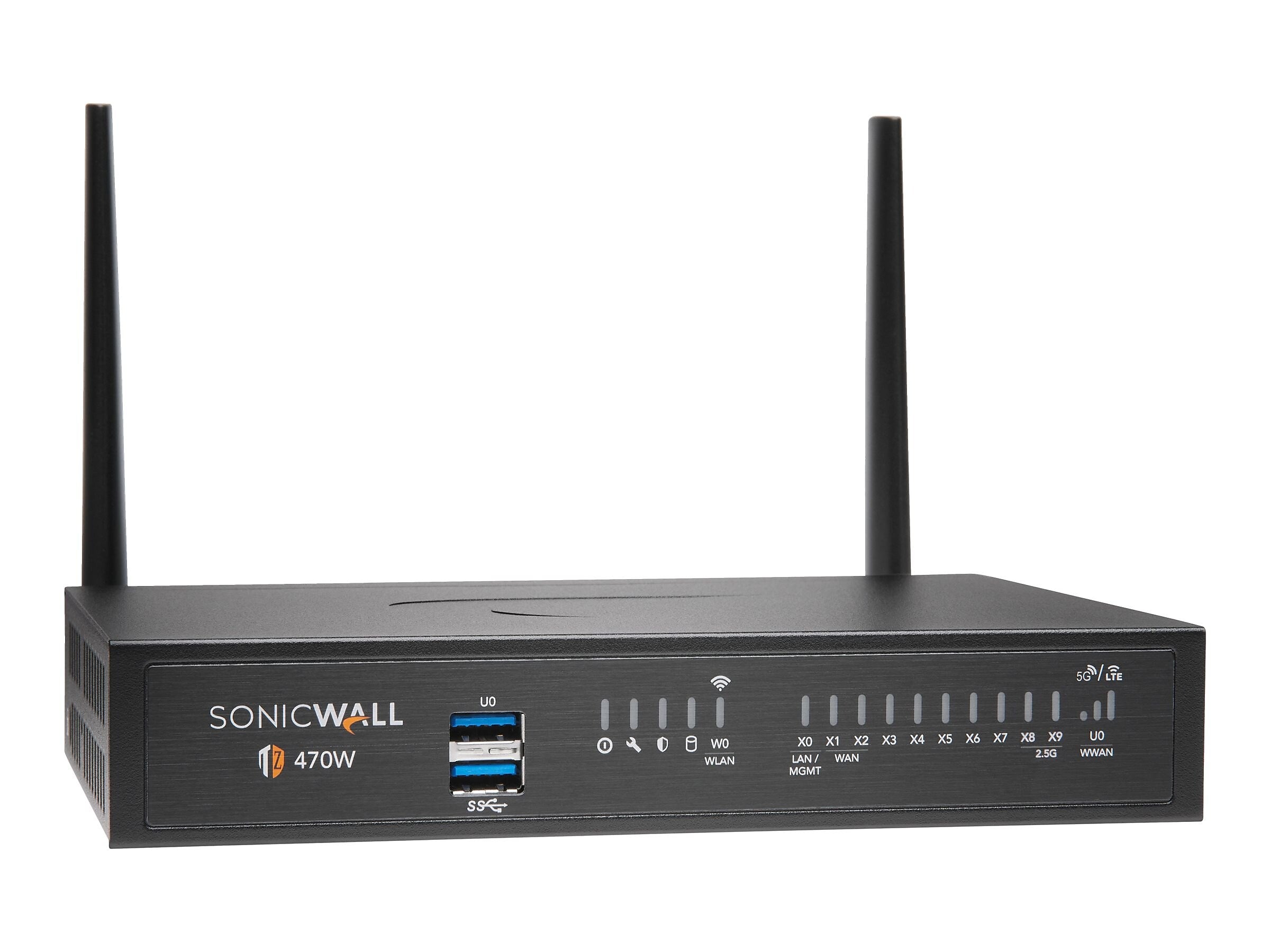 Sonicwall TZ470W 02-SSC-2831 Desktop Wired/Wireless Firewall