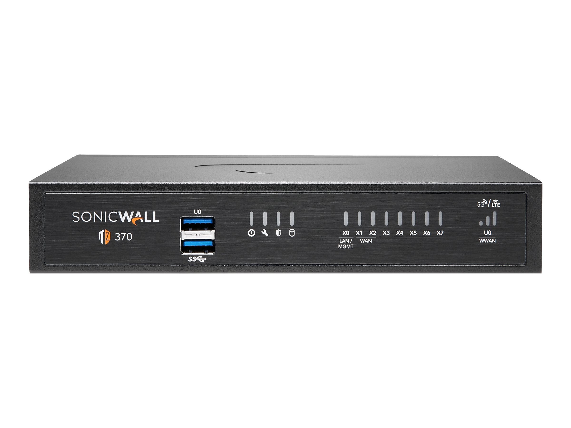 Sonicwall TZ370 Next-Generation Firewall, Desktop (02-SSC-7285)