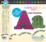 Barker Creek Chalkboard  4" Letters and Numbers, Multicolored, 234/Pack (LL1730)