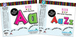 Barker Creek Neon  2" & 4" Letters and Numbers, Multicolored, 931/Pack (BCP3502)