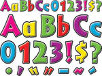 Barker Creek Neon  2" & 4" Letters and Numbers, Multicolored, 931/Pack (BCP3502)