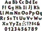 Barker Creek Over the Rainbow  4" Letters and Numbers, Multicolored, 255/Pack (LL1712)