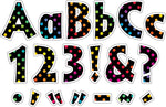 Barker Creek Over the Rainbow  4" Letters and Numbers, Multicolored, 255/Pack (LL1712)