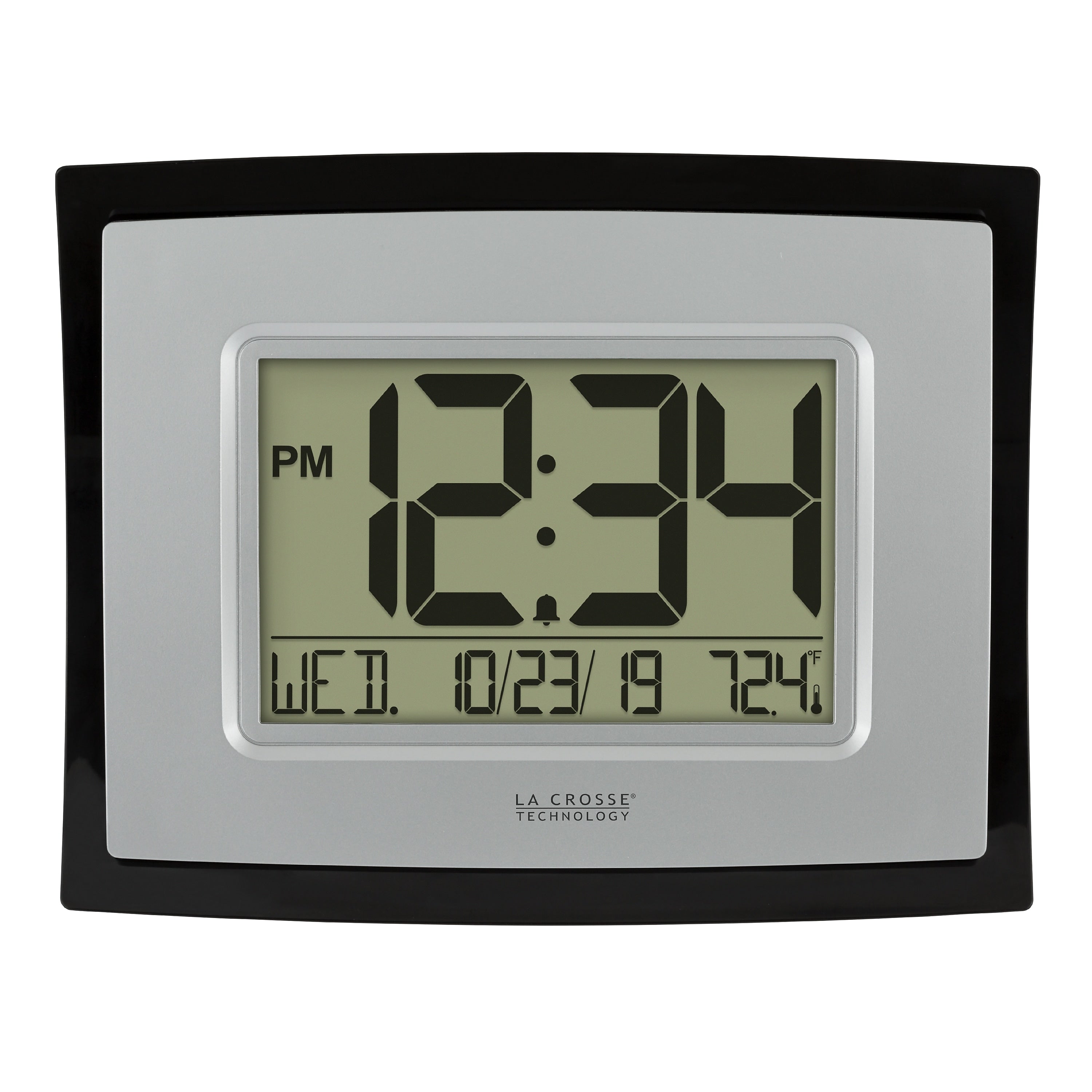 La Crosse Technology Wall/Table Clock, 6.85"H x 8.66"W x 0.95"D (WT-8002U)