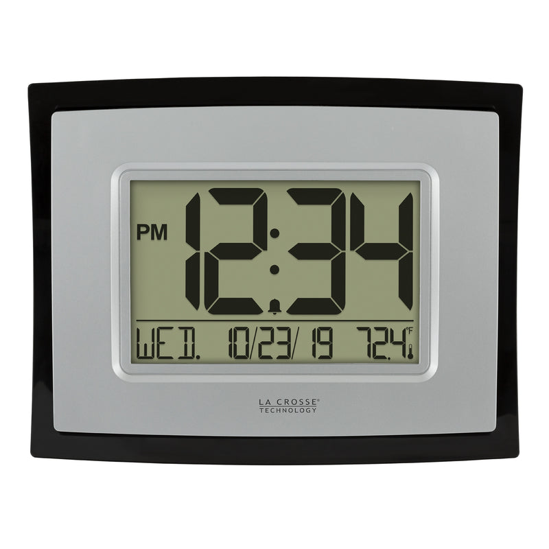 La Crosse Technology Wall/Table Clock, 6.85"H x 8.66"W x 0.95"D (WT-8002U)