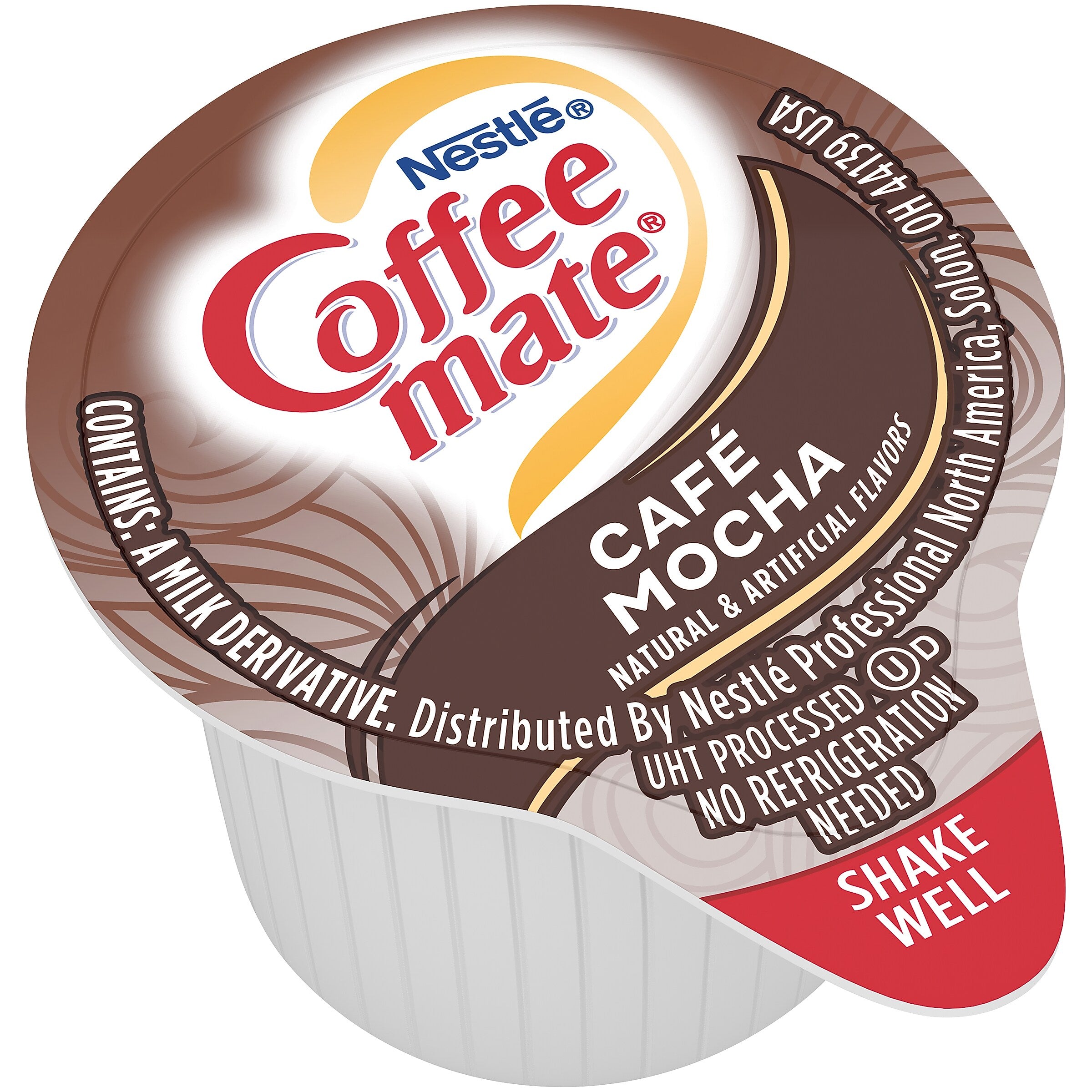 Coffee mate Café Mocha Liquid Creamer, 0.38 Oz., 50/Box (NES35115)