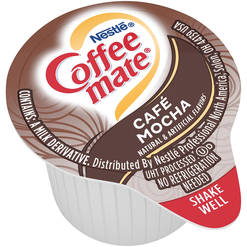 Coffee mate Café Mocha Liquid Creamer, 0.38 Oz., 50/Box (NES35115)