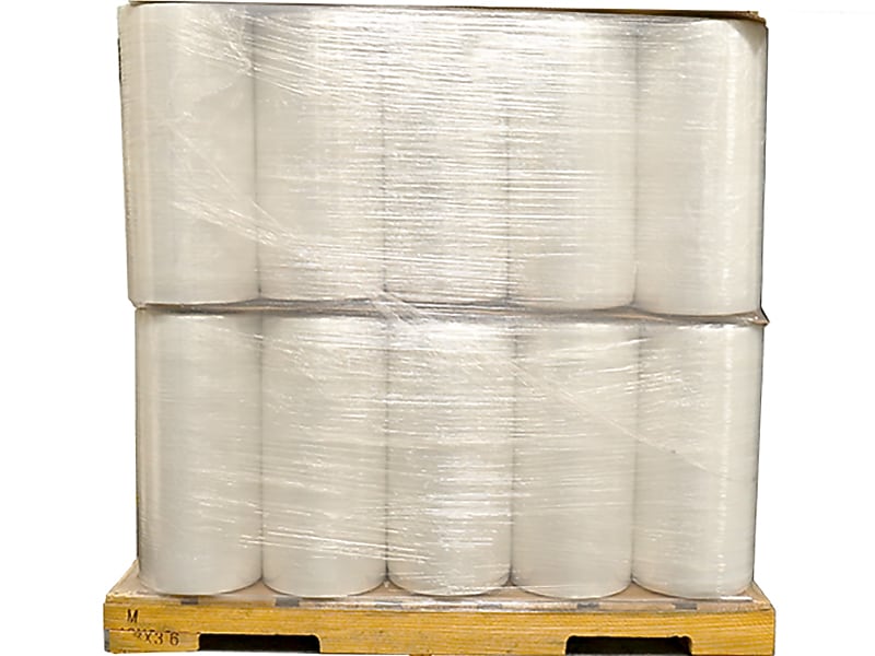 20" x 5000' 80 Gauge Machine Length Stretch Wrap, Clear, 40/Pallet (CMF2080A-BIO)
