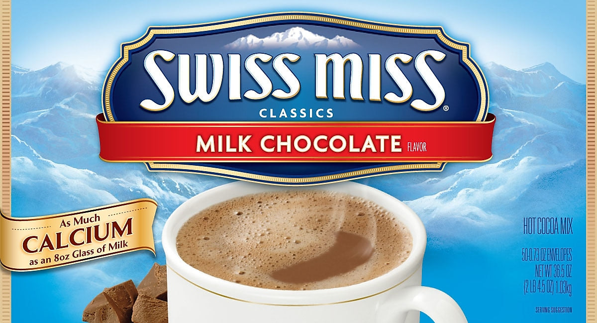 Swiss Miss Milk Chocolate Cocoa, 0.73 Oz., 50/Box (GOV47491)