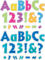 Barker Creek Sea & Sky, Kai Ola  4" Letters and Numbers, Multicolored, 510/Pack (4130)