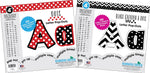 Barker Creek Chevron & Dots  4" Letters and Numbers, Multicolored, 510/Pack (4301)