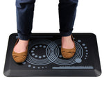 Floortex AFS-TEX System 2000 Anti-Fatigue Mat 20"W x 32"L, Midnight Black (FCA22032BK)