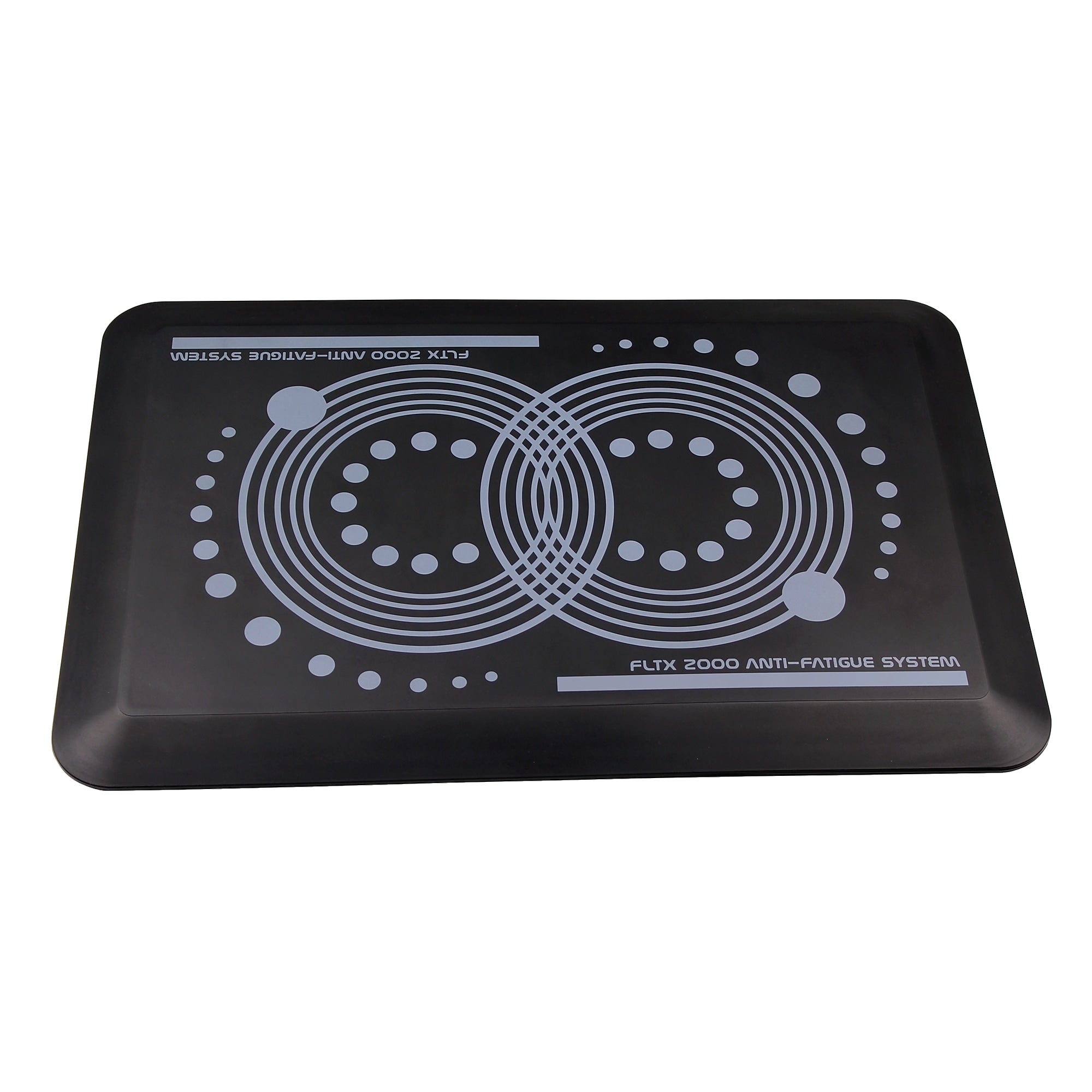 Floortex AFS-TEX System 2000 Anti-Fatigue Mat 20"W x 32"L, Midnight Black (FCA22032BK)