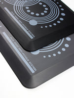 Floortex AFS-TEX System 2000 Anti-Fatigue Mat 20"W x 32"L, Midnight Black (FCA22032BK)