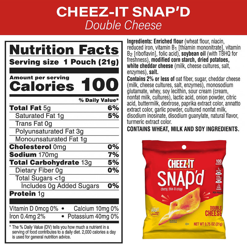 Cheez-It Crackers Variety Box, 1.5 oz., 45 Packs/Box (700-00122)