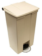 Rubbermaid Fire-Safe Step-On Trash Can, 23 Gallons, Beige (FG614600BEIG)