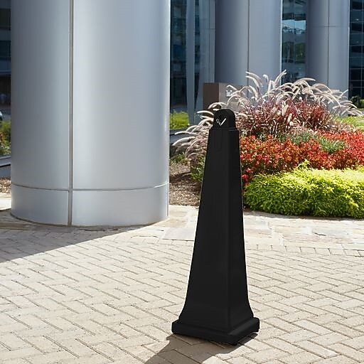 Rubbermaid GroundsKeeper Outdoor Ash Urn, Black Resin (FG257088BLA)