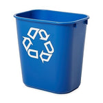 Rubbermaid Commercial Products Plastic Container, 3.25 Gallon, Blue (FG295573BLUE)