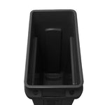 Rubbermaid Slim Jim Indoor Trash Can w/ No Lid, Black, 23 Gal. (FG354060BLA)