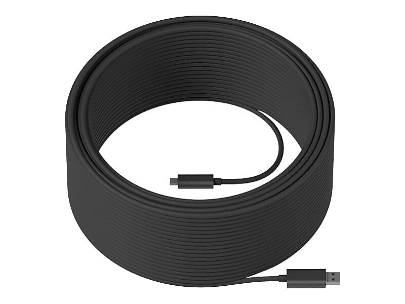 Logitech Strong 147.64' USB A to C Cable, Black (939-001805)