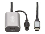 Tripp Lite 16.4' USB C Cable, Gray/Black (U330-05M-C2C)