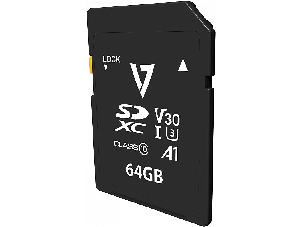 V7 64GB SDXC Memory Card, Class 10, UHS-III, V30 (VPSD64GV30U3)
