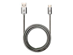IOGEAR Charge & Sync 3.3' USB A to C Cable, Gray (G2LU3CAM01-GY)