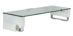Mount-It! Tempered Glass Height Adjustable Monitor Riser With 3 USB Ports, Up to 32",  (MI-7265)
