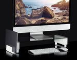 Mount-It! Tempered Glass Height Adjustable Monitor Riser With 3 USB Ports, Up to 32",  (MI-7265)
