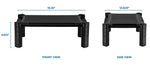 Mount-It! Printer and Monitor Stand Height Adjustable, Holds Up to 22 lbs., Black (MI-7851)