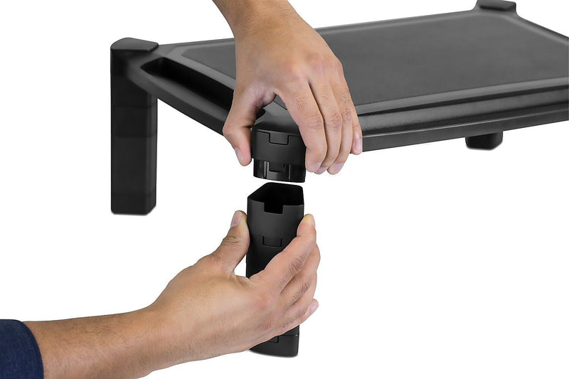 Mount-It! Printer and Monitor Stand Height Adjustable, Holds Up to 22 lbs., Black (MI-7851)