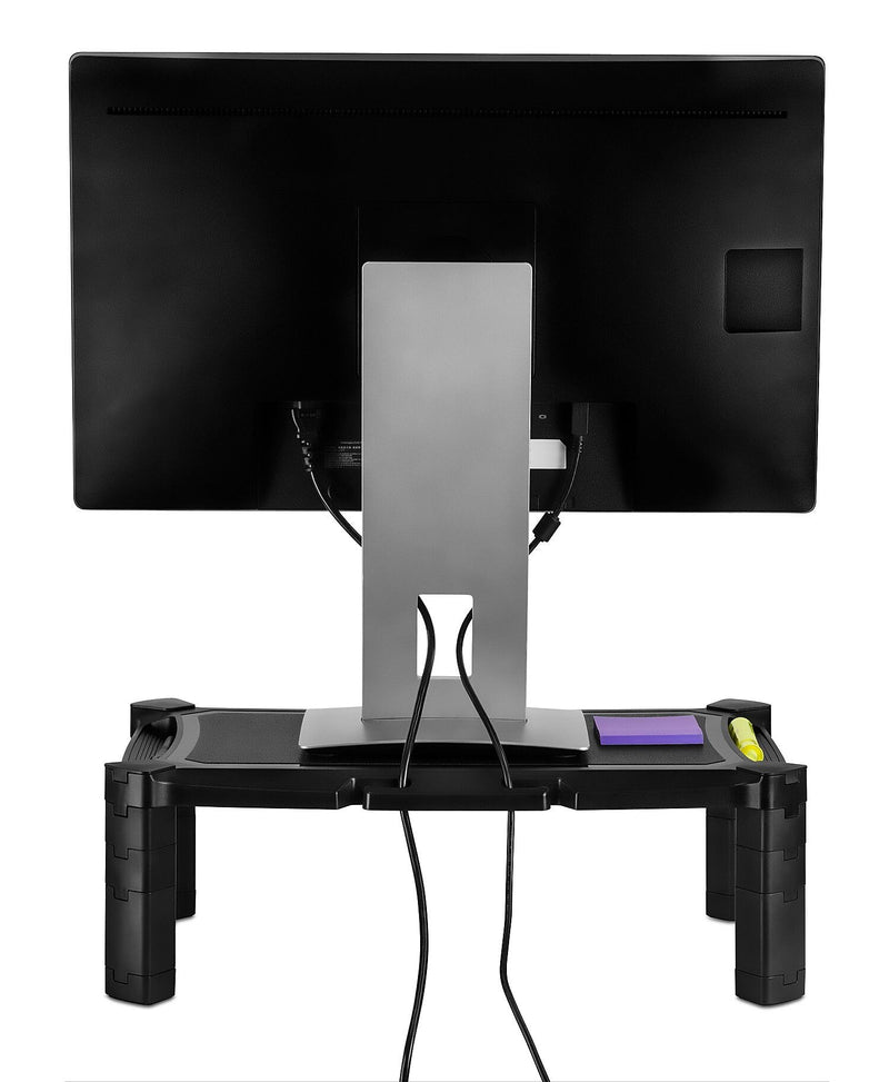 Mount-It! Printer and Monitor Stand Height Adjustable, Holds Up to 22 lbs., Black (MI-7851)