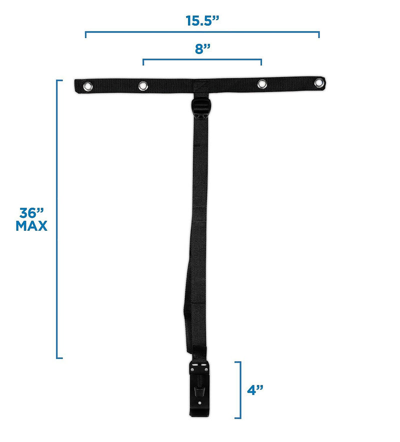 Mount-It! TV Safety Straps with Anti-Tip Protection Secures to TV Stand and Walls (MI-350)