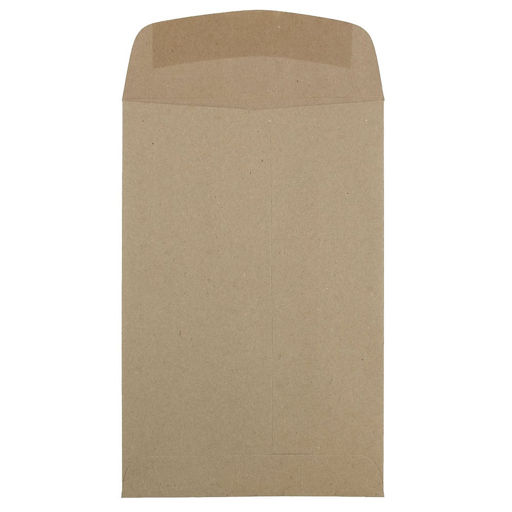 JAM Paper 6" x 9" Kraft Open End Catalog Envelopes, Brown Kraft Paper Bag, 10/Pack (51286524B)