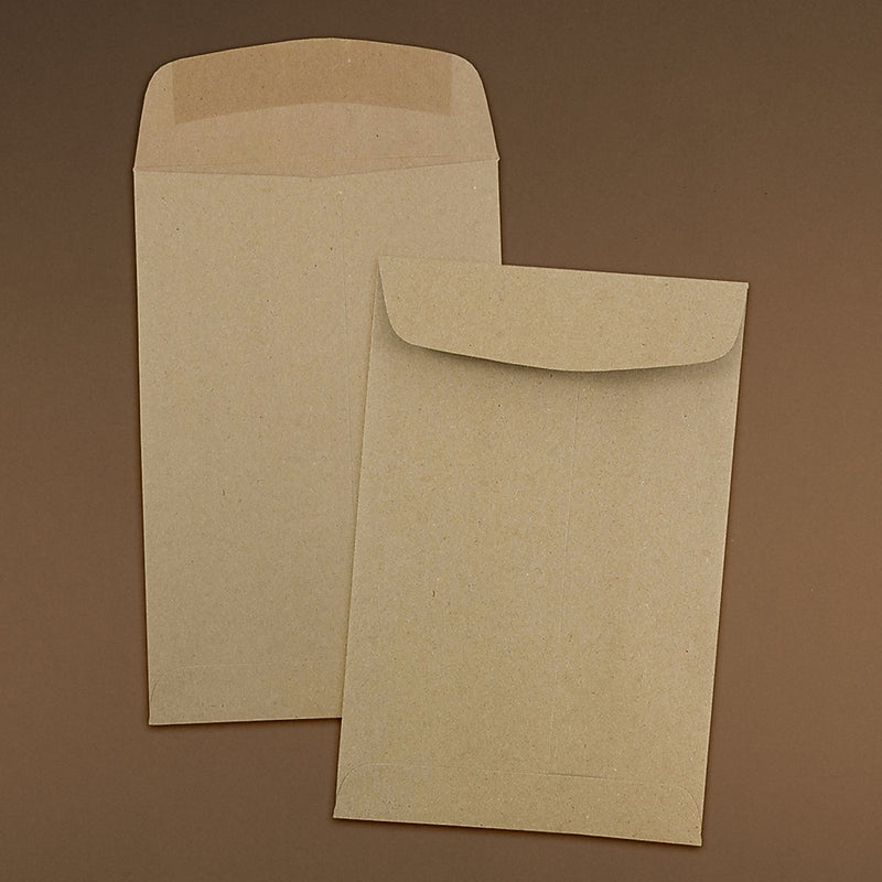 JAM Paper 6" x 9" Kraft Open End Catalog Envelopes, Brown Kraft Paper Bag, 10/Pack (51286524B)