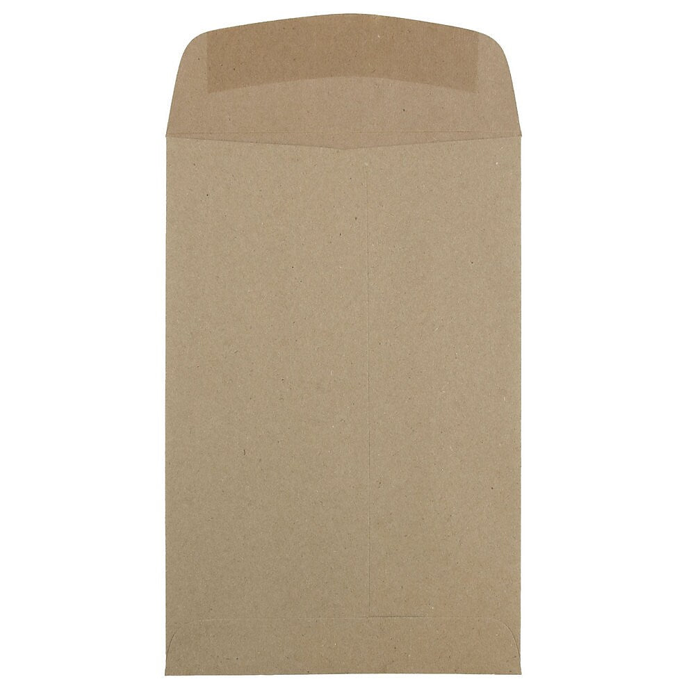 JAM Paper 6 x 9 Kraft Open End Catalog Envelopes, Brown Kraft Paper Bag, 100/Pack (51286524)