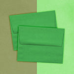 JAM Paper A2 Colored Invitation Envelopes, 4.375 x 5.75, Green Recycled, Bulk 1000/Carton (15843B)