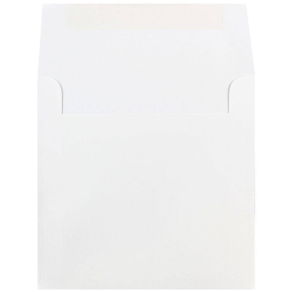 JAM Paper 8 x 8 Square Invitation Envelopes, White, 25/Pack (3992315)