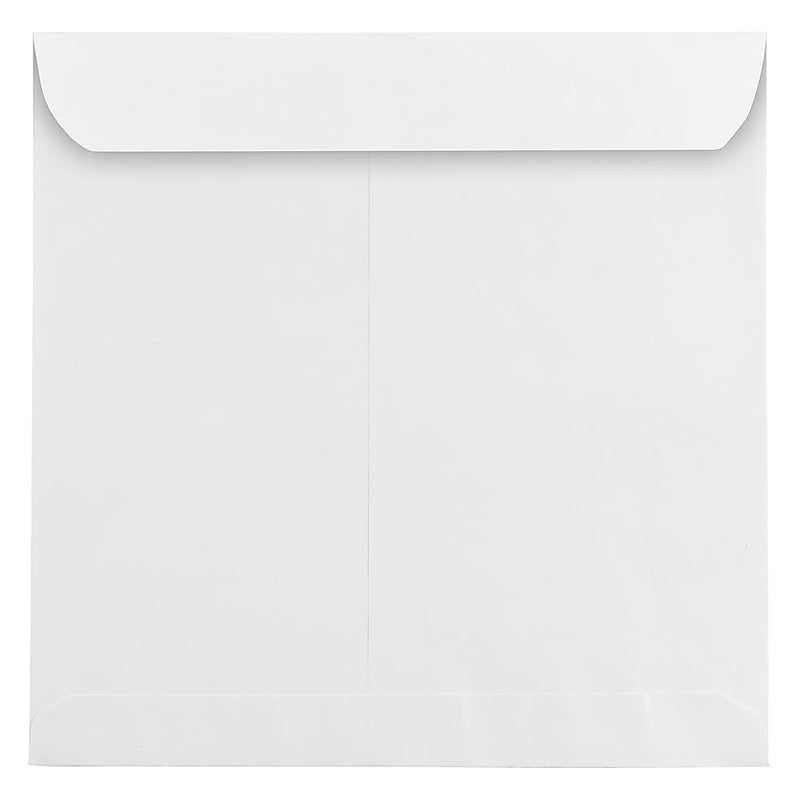 JAM Paper 10.5" x 10.5" Square Invitation Envelopes, White, 25/Pack (3992320)