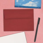 JAM Paper A7 Invitation Envelopes, 5.25 x 7.25, Dark Red, 25/Pack (31511307)