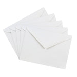 JAM Paper A6 Invitation Envelopes with V-Flap, 4.75 x 6.5, White, 25/Pack (J0567)