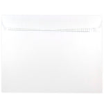 JAM Paper Peel & Seal Open End Catalog Envelope, 9" x 12", White, 500/Pack (356828785)